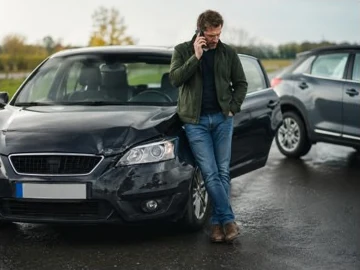 Conducteur appelant après un accident responsable